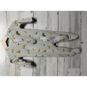 Bamboo Milkberry Footed Sleeper Halloween Dogs 0-3m VGUC